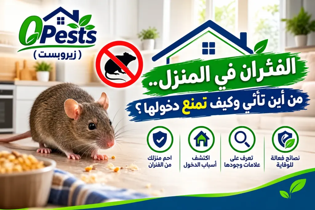 الفئران في المنزل من اين تاتي