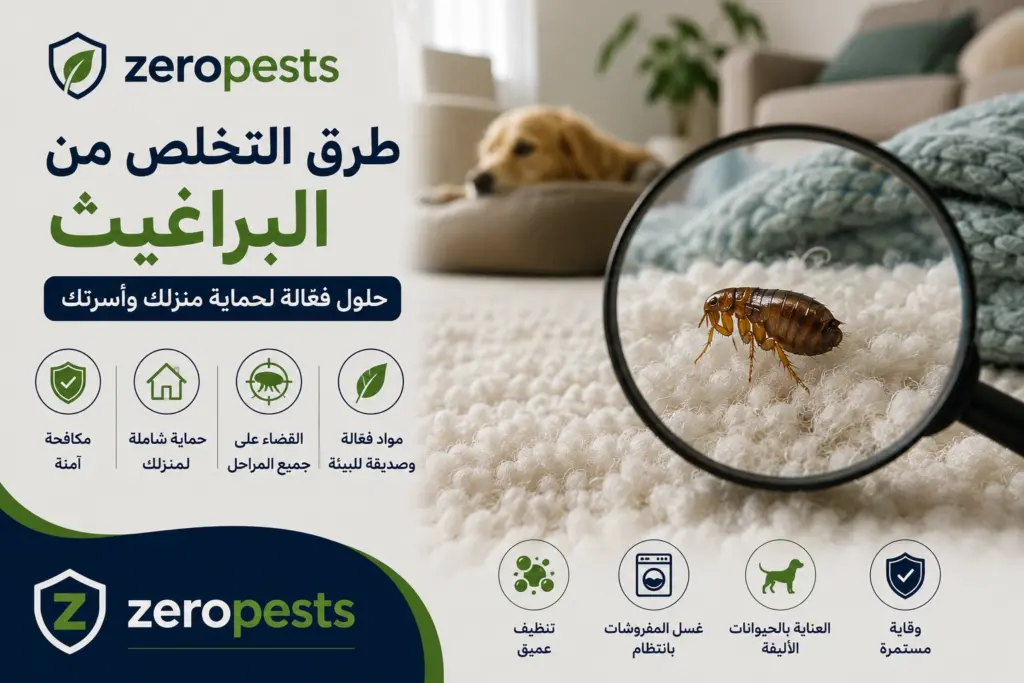 افضل طرق التخلص من البراغيث